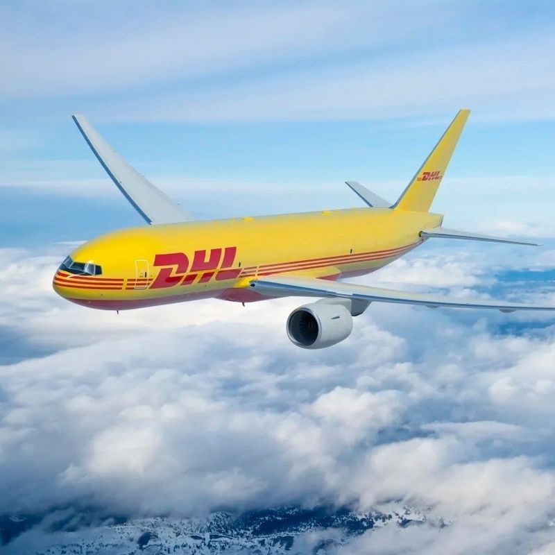 Logística de distribuição e armazenamento do frete de ar de DHL da gestão dos serviços à rota de comércio de Países Baixos